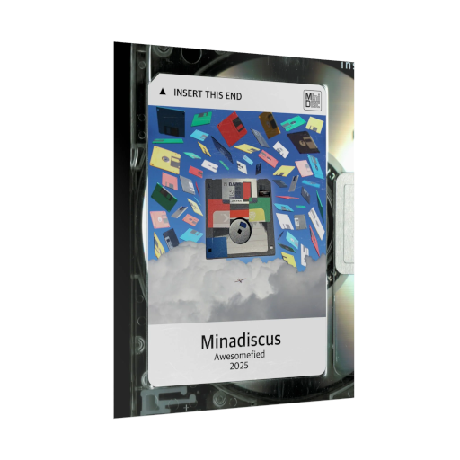 Minadiscus Minidisc Poster – Official Awesomefied Store